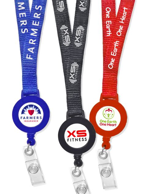 lanyard with badge holder promotional.